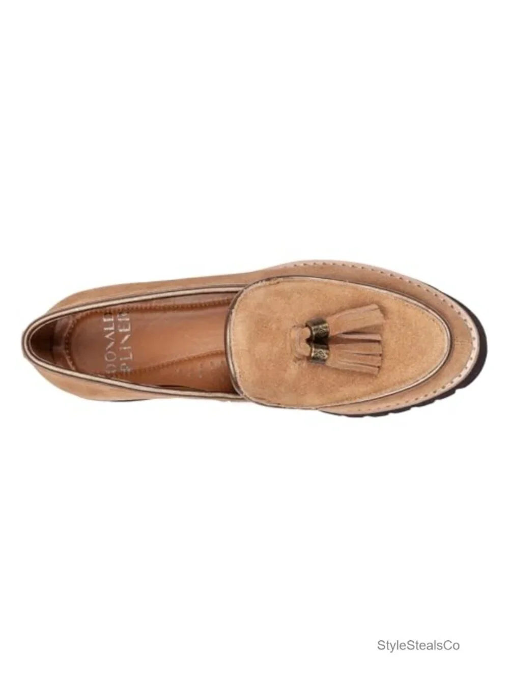 Eclipse Slip-On Loafers with Tassel Trim, Memory Foam Insole